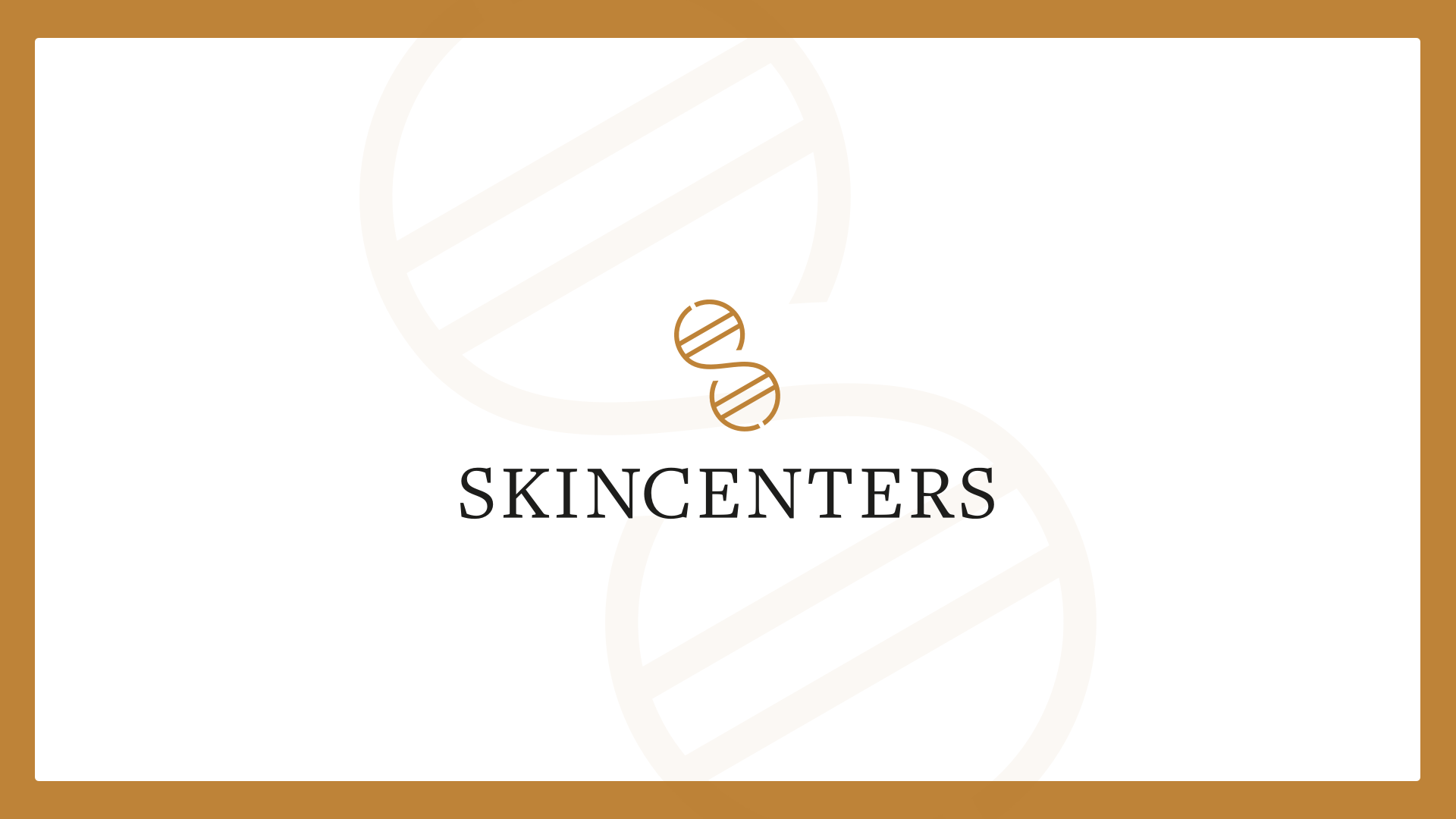 Logo Skincenters met achtergrond