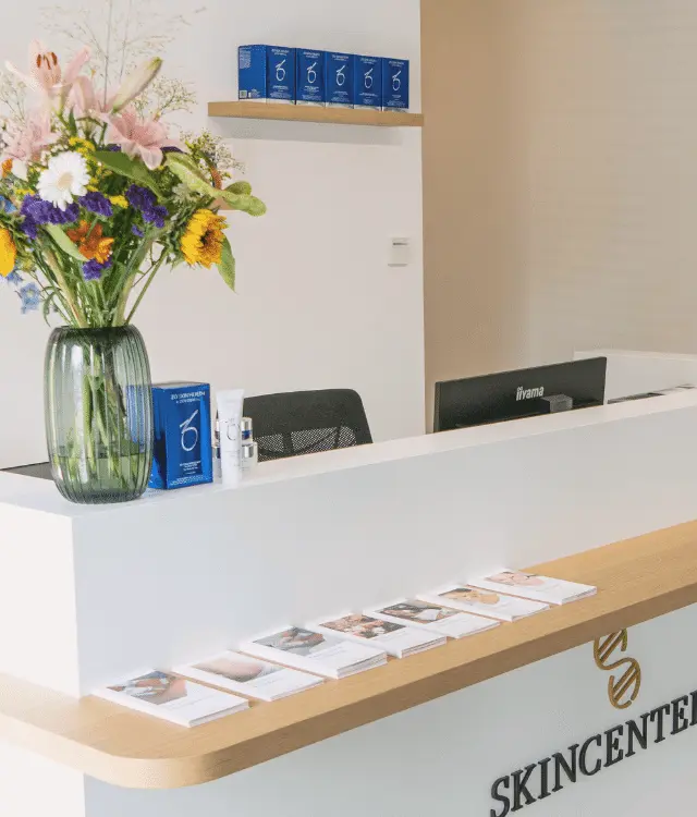 Receptie van Skincenters